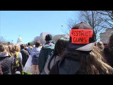 Big mobilization in Washington against guns