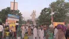 [Ganges pilgrimage in India]