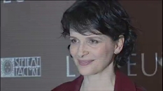 Portrait of Juliette Binoche and presentation of her film "L'Epreuve"