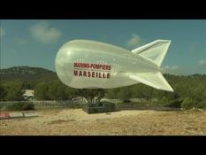 A "captive balloon" above Marseille to better spot the start of fire
