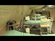 Coronavirus: inside the Mulhouse field hospital