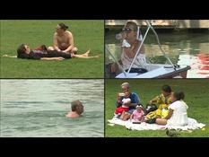 Heat wave: Parisians cool off on the banks of the canals... or even dive in