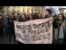 "Black Tuesday" in high schools: demonstration in Paris
