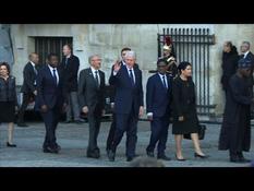 Chirac tribute: Clinton and Sarkozy arrive in Saint-Sulpice (3)