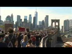 USA: New Yorkers take to the streets to commemorate the end of slavery