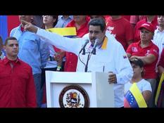 Maduro accuses the United States of financing a plot against him