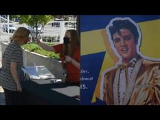 Elvis Presley fans visit the King’s house when it reopens to the public