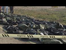 Iran: images of body bags and debris at the crash site of the Ukrainian plane