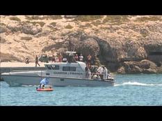 Italy: migrants arrive on the island of Lampedusa