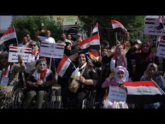 Iraqis with disabilities demonstrate in Baghdad