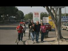 Immigration agreement: images of Otay Mesa, California, at the US-Mexico border