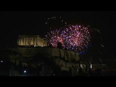 Greece hosts 2020 with fireworks over the acropolis