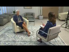 Christine Lagarde in an exclusive interview with AFP