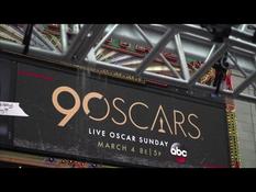 Oscars 2018: rainy preparations on Hollywood Boulevard