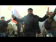 Armenians demonstrate in Brussels against Karabakh conflict