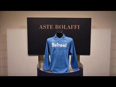 Maradona football shirts auctioned in Turin