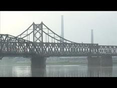 Images of the border between North Korea and China