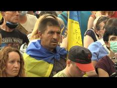 Kiev: demonstration against the ceasefire in eastern Ukraine