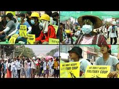Burmese protesters continue the movement despite repression