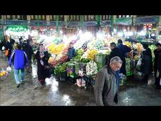 A deserted Tehran market in the midst of a new coronavirus epidemic