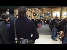 Brexit: long queues for Eurostar in Gare du Nord