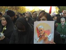 Iran: Mourning crowd attend funeral of Qassem Soleimani in Tehran