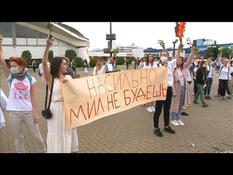 Minsk: Women call for an end to police violence