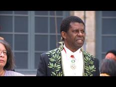 The writer Dany Laferrière enters the French Academy