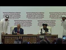 ARCHIVE: Signing of the agreement between the US and the Taliban in Doha