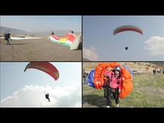In northern Iraq, paragliding lovers take off their favorite sport