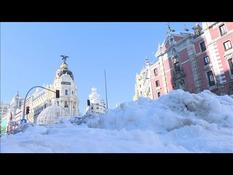 Madrid toujours groggy après une tempête de neige historique