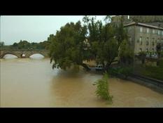 Intense storms have done damage in Béziers in the Hérault