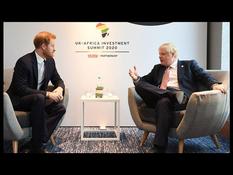 Prince Harry meets Boris Johnson at UK investment summit