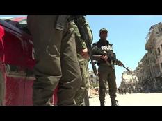 Syria/Ghouta: Regime holds press visit to Douma (2)