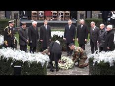 Belgium: poignant ceremony in tribute to the dead of the terrible battle of the Ardennes
