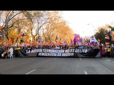 Catalan Independence March in Madrid