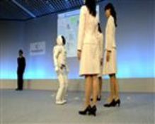 Asimo the robot shows its new functions