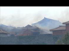 Japan: A World Heritage-listed castle ravaged by flames