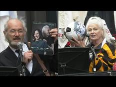 Richard Assange and Vivienne Westwood in court as extraditio battles