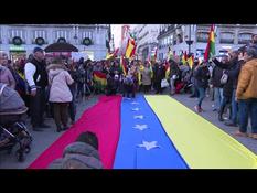 Demonstration against Venezuelan President Maduro in the Spanish capital