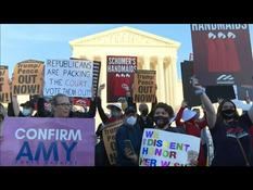 USA: "Handmaids" demonstrate before Supreme Court before confirmation vote