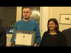 Free, Oleg Sentsov receives honorary citizenship of the City of Paris