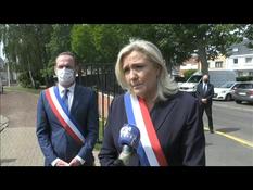 Covid-19: Marine Le Pen denounces "lies" and "contempt" of the government, on the sidelines of May 8