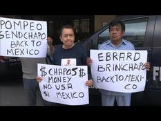 Protesters ask Pompeo to send 'El Chapo' back to Mexico