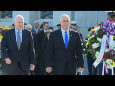 Pence and McCain attend Pearl Harbor commemoration