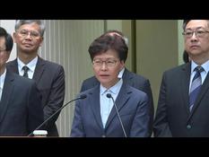 Hong Kong gvt chief condemns attacks on protesters