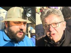 Retreats: the angry sewer workers in front of Bercy, supported by Mélenchon (2)