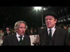 In London, "Laurel and Hardy" on the red carpet