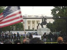 Washington: protest against police violence near the White House