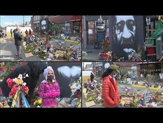 USA: rally at George Floyd Square in Minneapolis the day after the guilty verdict of